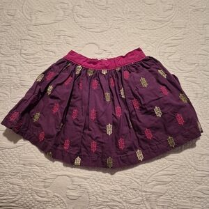 Tea Collection girls 12-18 months nersin poplin skirt with attached diaper cover